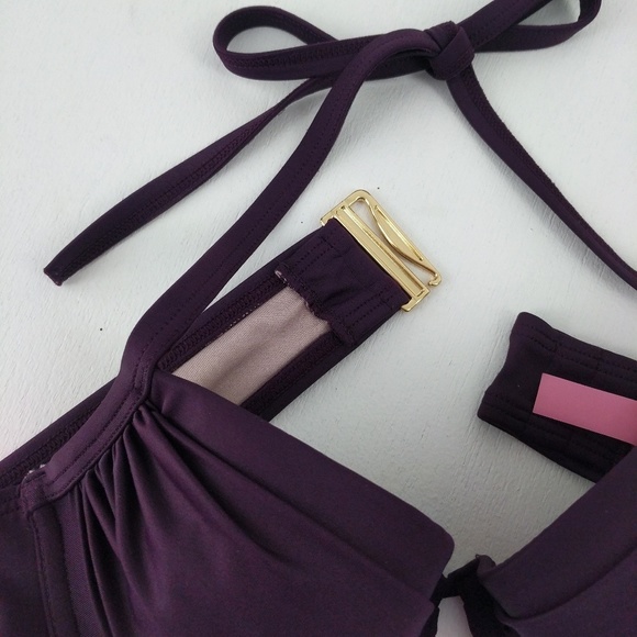 Victoria's Secret purple Bikini 👙 Top sz 32 A - Picture 5 of 8